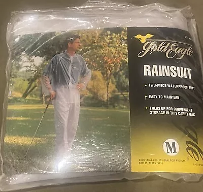 Gold Eagle Foldable Golf Rainsuit - Medium • $15