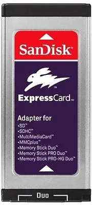 SanDisk ExpressCard Reader/Writer SD SDHC MS Memory Stick Duo MacBook Pro/PC NEW • $13.98