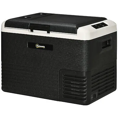 Outsunny 40L Car Refrigerator 12V Portable Freezer For Camping Driving Picnic • £179.99