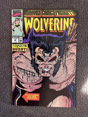 Marvel Comics Presents #46 (Marvel 1990) Wolverine ~ Rob Liefeld Cover • $5.95