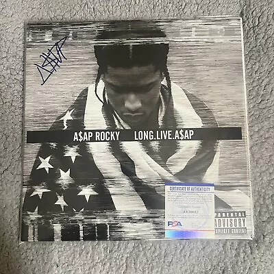 Asap Rocky A$ap Rocky Signed Autographed Long Live Asap Album Vinyl Lp Psa • £807.63