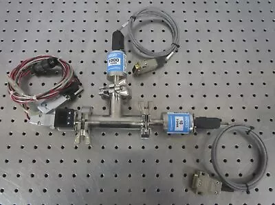 $300 • Buy C185541 MKS 925 MicroPirani (2) Brooks CMC Vacuum Transducers (10Torr, 1000Torr)