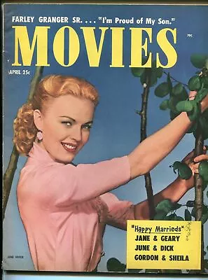 Movies 4/1951-June Haver-Roy Rogers-June Allyson-Hopalong Cassidy-VG • $47.60