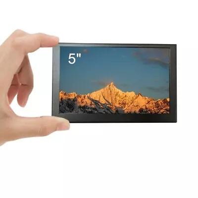 Touch Screen Monitor 5-in 800 X 400 HD IPS Monitor USB Mini LCD Display DC 5V/2A • $60