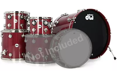 DW Collector's Series Purpleheart Lacquer 4-piece Shell Pack • $2585