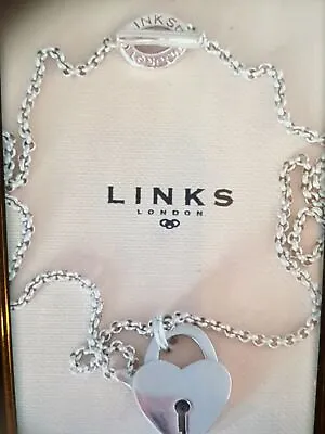 Links Of London Padlock Heart Necklace • £99.99