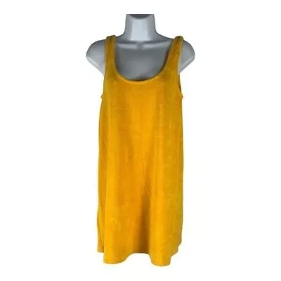 Zara Women's Yellow Terry Cloth Tank Top Size Medium • $22.40