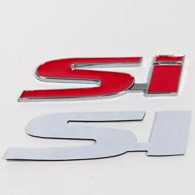 For Si Civic/eg/ep3/bb Metal Bumper Trunk Grill Emblem Decal Sticker Badge Red • $8.95