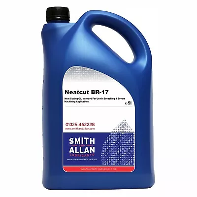 Broaching Fluid Neat Cutting Oil Heavy Duty EP For Machining Drilling 5 Litre 5L • £34.99