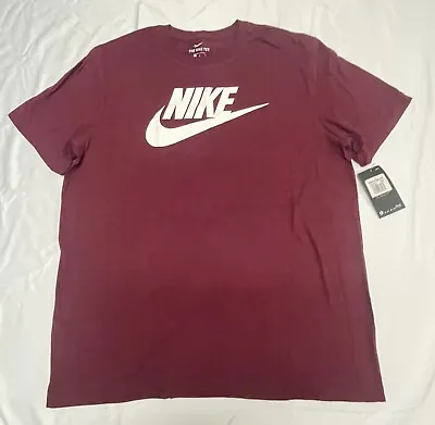 Nike Sportswear Men's Logo T-Shirt DR0515-669 MAROON/White LARGE • $19.99
