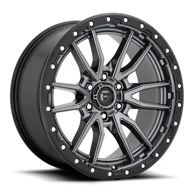 20 Inch Gray Black Wheels Rims Ford F150 Truck 6x135 Lug Fuel Rebel 6 D680 1mm • $1704