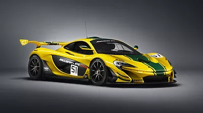 MCLAREN P1 GTR CAR POSTER PRINT STYLE A 20x36 HI RES  • $34.95