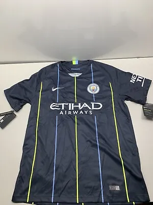 Kun Aguero #10 Manchester City Nike Football Soccer Jersey 2018 New NWT • $249.99