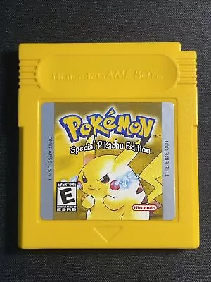 Pokemon Special Edition Yellow Authentic Cartridge Nintendo GameBoy TESTED • $61