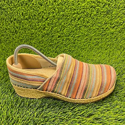 Dansko Vegan Clogs Womens Size 10.5-11 Multicolor Walking Comfort Slip On Shoes • $49.99