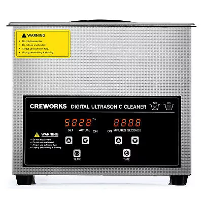 3L Ultrasonic Cleaning Machine W Heater & Timer 60W Jewelry & Glasses Cleaner • $69.99