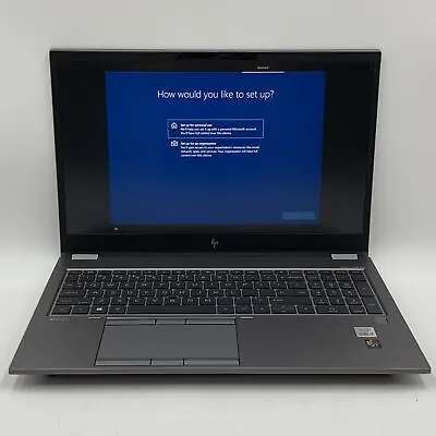 HP ZBook Fury 15 G7 Mobile Workstation 2S4T5UC I7-10850H 64GB RAM 512GB SSD NVMe • $599