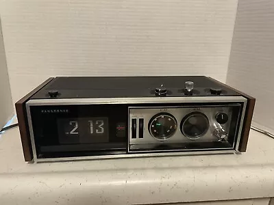 Vintage Panasonic AM/FM AFC Clock Radio Model RC-7469. Unrestored. Works Great! • $115
