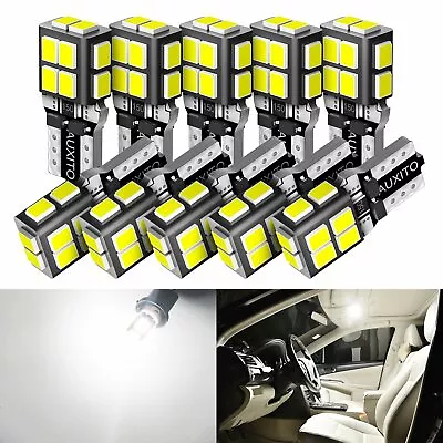 10x Canbus White T10 194 168 LED Bulbs Instrument Cluster Dash Light Side Marker • $13.99