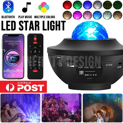 $22.95 • Buy LED Galaxy Starry Night Light Projector Ocean Star Sky Party Baby Kids Room Lamp