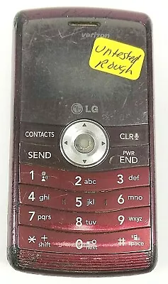 LG EnV3 / Envy VX9200 - Red Maroon ( Verizon ) Cellular Phone - Untested • $4.24