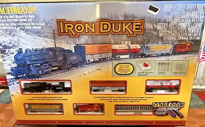 IRON DUKE 0-6-0 Steam Loco And Complete Train Set  -N Scale - BACHMANN  NEW RTR • $164.95