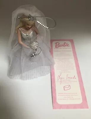 AVON 2000 Barbie Millennium Bride Porcelain Keepsake Doll Ornament • $9.99