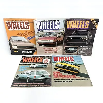 X5 Vintage Australian Wheels Magazine Bundle 1979-1980 • $49.95