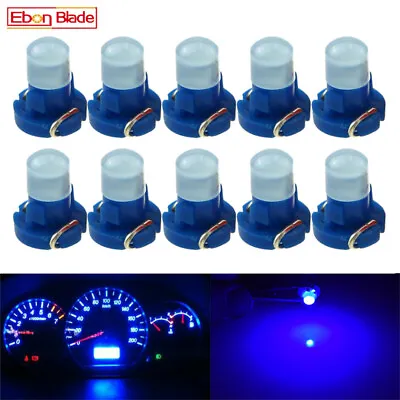 10 X Blue Car T3 8mm LED COB Dashboard Light Speedometer Bulb Switch Lamp Globe • $7.99