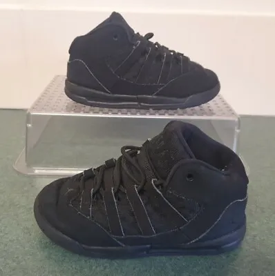 Jordan Max Aura Baby/toddler Boots Blk/blk  Uk 8.5 Us 9 Eur Eur 26 Aq9215-001 • £12.99