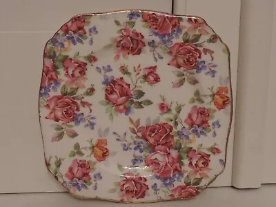 Vintage Royal Winton Chintz Victorian Rose 5  Plate 1950's • $49.99