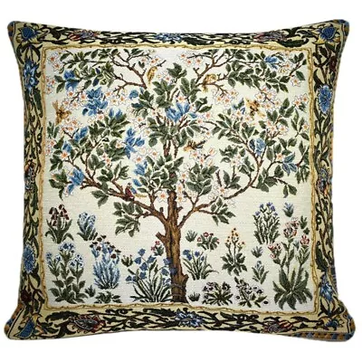 William Morris Blooming Apple Tree Tapestry Pillow Sofa Couch Gobelin Pillow 18  • $32.95