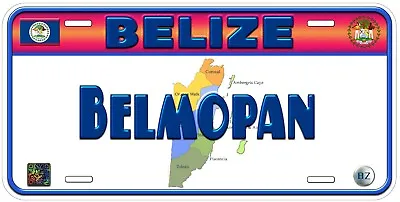 Belize Belmopan Novelty Car Tag License Plate • $17.85