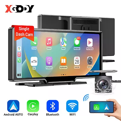 $152 • Buy 2.5K Dash Cam Car Stereo CarPlay Wireless Auto AUX Bluetooth FM Reverse Camera