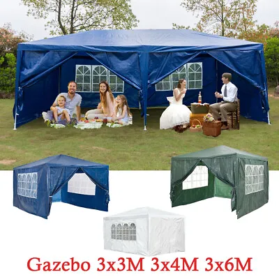 £18.34 • Buy 3x3m Outdoor Tent Gazebo Waterproof Garden Party Marquee Canopy Camping UK