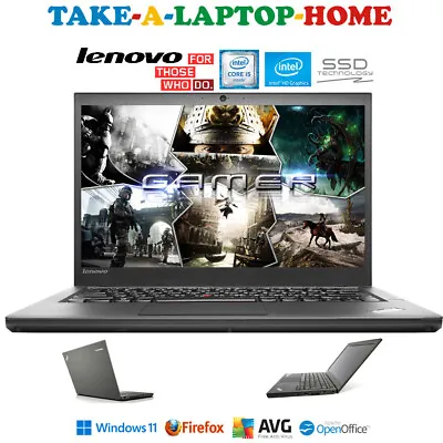 Lenovo ThinkPad Gaming Laptop I5 Quad Thead Core 256Gb Rapid SSD Windows11 • £219.39