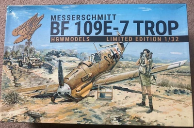 £79 • Buy 1/32 HGW Messerschmitt Bf109E-7 Tropical (Ex-Dragon) Ltd Edition Inc HGW Extras