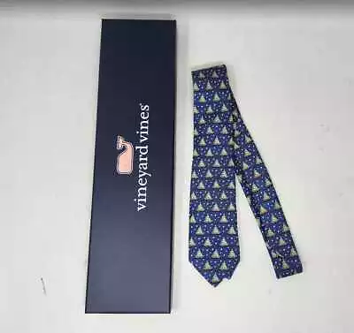 New Boys Vineyard Vines Tree & Boat Christmas Tie • $39.99