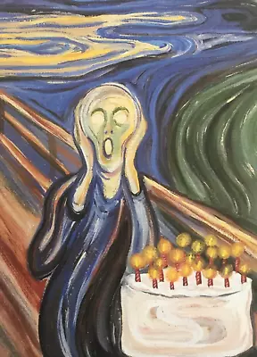 Marcel Schurman- Birthday- Humor- Hope Your Birthday's A Scream- Vintage 1995 • $3.95