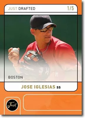 JOSE IGLESIAS 2011 Just DRAFTED Rookie Mint ORANGE Parallel RC #/5 • $25.99