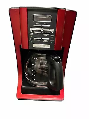 Mr. Coffee BVMC-SJX36 12-Cup Programmable Coffee Maker - Red • $37.99