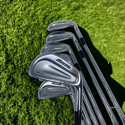 Mizuno MP 60 3-9 Iron Set RH True Temper Dynamic Gold Shafts S300Flex Cut Muscle • $238.40