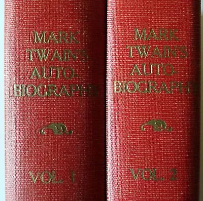 Mark Twain's Autobiography - Two Volumes Complete - First Edition 1924 • $29.04
