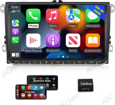 $79.99 • Buy For VW Volkswagen Jetta Passat 9  Android 10 Car Stereo Radio GPS Navi Carplay
