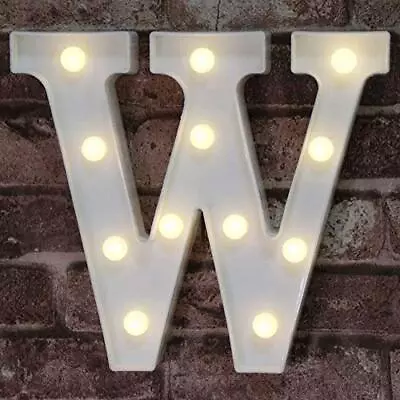 LED Marquee Letter Lights Sign Light Up Alphabet Letter For Home Party Weddi... • $13.86