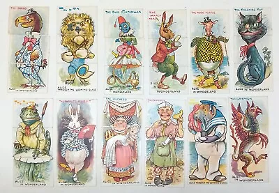 C1908 C W Faulkner Wonderland Misfitz Alice In Wonderland Card Game (3 Missing) • £68