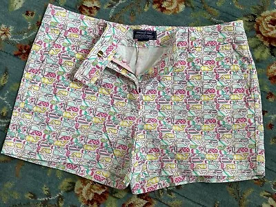 Vineyard Vines Size 10 Women's Patchwork Shorts Kentucky Derby New No Tag Whales • $19.99