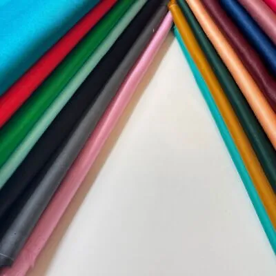 100% Cotton Sateen Material Curtain Lining Dress Craft Quilting Fabric 44  Meter • £1.43