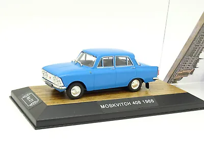 1966 Ixo Pays De L'Est 1/43 - Moskvitch 408 Blue • $23.76