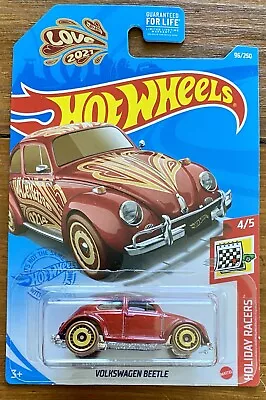 ERROR! Hot Wheels Volkswagen Beetle! 2021 Valentines Missing Side Tampo! RARE VW • $24.99